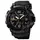 Часы наручные мужские SKMEI 1520BK BLACK, армейские часы противоударные. Цвет: черный