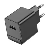 Адаптер мережевий Borofone Erudite single port charger BAS11A |1USB, 2.1A/10.5W|