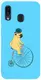 Чехол-накладка TOTO Matt TPU 2mm Print Case Samsung Galaxy A20/A30 #10 Dog Ride Sky Blue