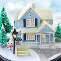3D Румбокс под куполом DIY Cute Room ZQW-2025 Легенды Севера кукольный дом конструктор