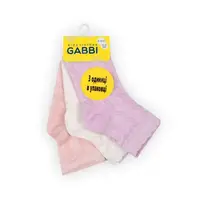 Детские носки для девочки GABBI NSD-450/3  (комплект 3 шт.)  размер 14-16 (в уп. 3 шт)(90531)