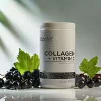Препарат для суставов и связок OstroVit Collagen + Vitamin C, 400 грамм Черная смородина