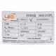 Насос дренажный садовый 0.3кВт Hmax 7м Qmax 166л/мин (част. до 5мм) LEO (773112)