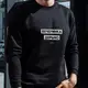 Свитшот мужской "Вечеринка дерьмо" черный, Черный, XXL, русский