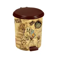 Відро для сміття з педаллю і деколь Вежа на 24 л Elif plastik 367-11LF