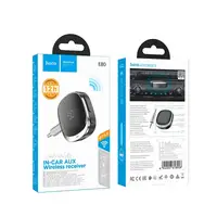 Аудиоадаптер универсальный HOCO Travel car AUX BT receiver E80 |BT5.3, AUX|