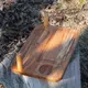 Менажница для подачи шашлыка с подставкой для шампура