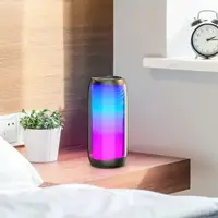 Портативна Bluetooth-колонка HOCO HC8 Pulsating colorful luminous wireless speaker Чорна