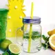 Банка с ручкой "Jar" для смузи, прозрачная IMP_9