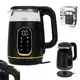 Чайник Adler AD 1305 black gold с регулировкой температуры 1.7Л 2200Вт
