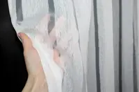Тюль льон смуги Колір білий Код 1059т