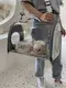 Сумка - переноска для кошек и собак грызунов 42х25х28 CosmoPet CP-26 Silver (L)