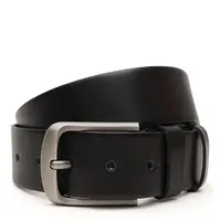 Мужской кожаный ремень Borsa Leather V1125DPL06-black