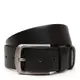Мужской кожаный ремень Borsa Leather V1125DPL06-black