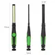 Фонарь аккумуляторный WORKLIGHT-W55-COB поворот 180º с магнитом фонарик Зелёный