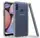 Силиконовый чехол для Samsung Galaxy A20s - Прозрачный (с заглушками)