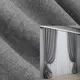 Комплект штор (2шт. 2х2,7м) коллекция "Лен Мешковина". Цвет серый. Код 108ш 32-091