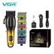 Аккумуляторная машинка для стрижки VGR V-026 GOLD. Цвет: золотой