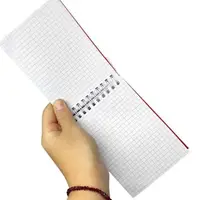 Блокнот А6, 80 арк., пластик, пружина зверху (ЗЕЛЕНИЙ)
