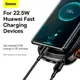 УМБ BASEUS Qpow Pro Digital Display Fast Charge Power Bank (With Type-C Cable) 20000mAh |USB/Type-C/Lightning, 22.5W/5A, PD/QC|