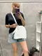 Черная с красным внутри - сумка-рюкзак Lady Bags на два отделения на молнии, со съемными кисточками (0387)