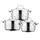 Набор кастрюль на 6 предметов Wellberg WB-02264