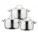 Набор кастрюль на 6 предметов Wellberg WB-02264