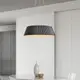 Люстра светодиодная подвесная LED светильник для квартиры на потолок лэд с пультом 27574 Черный 30-100х45х45 см.