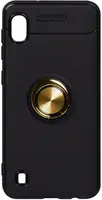 Чехол-накладка TOTO Car Magnetic Ring TPU Case Samsung Galaxy A10 Black/Gold
