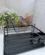 Сушилка для посуды Kamille KM-0757 43х16х32.5 см черная