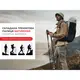 Трекинговая палка 3-сек. Naturehike ST 03 7075 AL NH17D017-D, серый