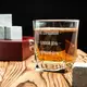 Стакан для виски "Не спрашивай. Плохой день. Хороший день", русский, Крафтовая коробка