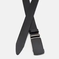 Чоловічий шкіряний ремінь Borsa Leather 125v1genav26-black