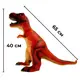 Игрушка динозавр T-REX RESTEQ — большой динозавр Тирекс 650×450 мм, реалистичная фигурка для детей, интерьерная модель, подарок