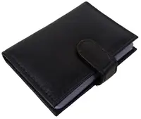 Шкіряний картхолдер, чохол для платіжних карток із захистом RFID Dugros, чорний