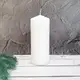Свічка парафінова циліндрична Bispol AURA Candles Біла (sw60/150-090)
