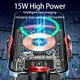 Держатель Auto open-close Transparent Wireless Charger XYJ A6 |15W, RGB|
