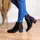 Ботильоны женские Fashion Marta 3248 40 размер 25,5 см Черный