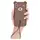 Чехол Baseus для iPhone XS Max Bear Silicone Case, Brown (WIAPIPH65-BE08)
