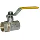 Кран шаровый для газа SANTAN 600, 1 1/2&amp;quot; внутренний – внутренний, желтая ручка