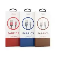 Lightning кабель Fabrics RCL-M100, 1m red Recci CC300161