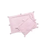 Набор ковриков Irya - New Stria pembe розовый 60*90+40*60