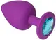 Анальная пробка Purple Silicone Topaz L