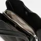 Женская кожаная сумка Borsa Leather K1607bl-black