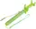 Монопод TOTO TMK-05 mini AUX cable Green
