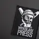 Шеврон на липучке для журналистов MYKOLAIV PRESS 7х8,5 см вышитый патч нашивка для работников медиа и СМИ