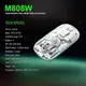 Мышь MARVO Wireless Mouse M808W |2.4G/BT5.1, 1000-1600dpi|