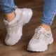 Кроссовки женские Fashion Alex 2977 40 размер 25,5 см Бежевый