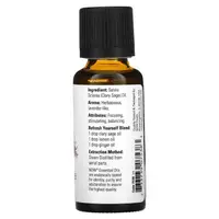 Ефірна олія NOW Essential Oils Clary Sage, 30 мл