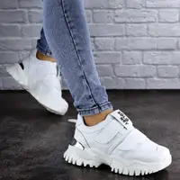 Снікери жіночі Fashion Basey 2111 41 розмір 25 см Білий